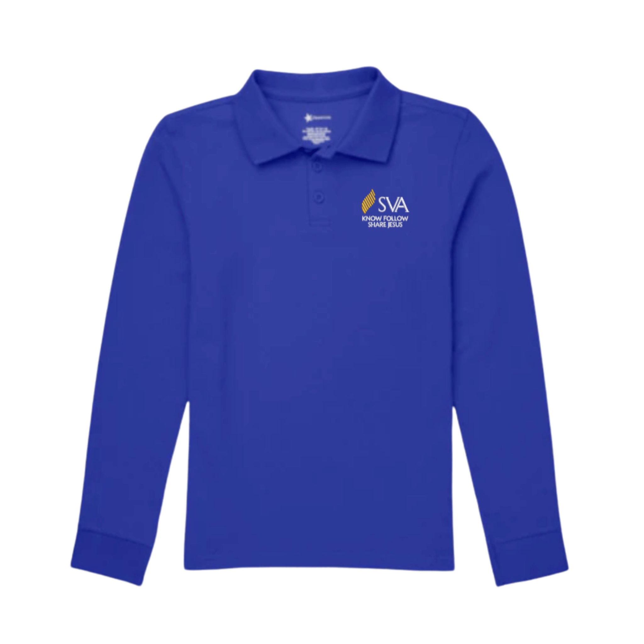 Long Sleeve Pique Knit Polo